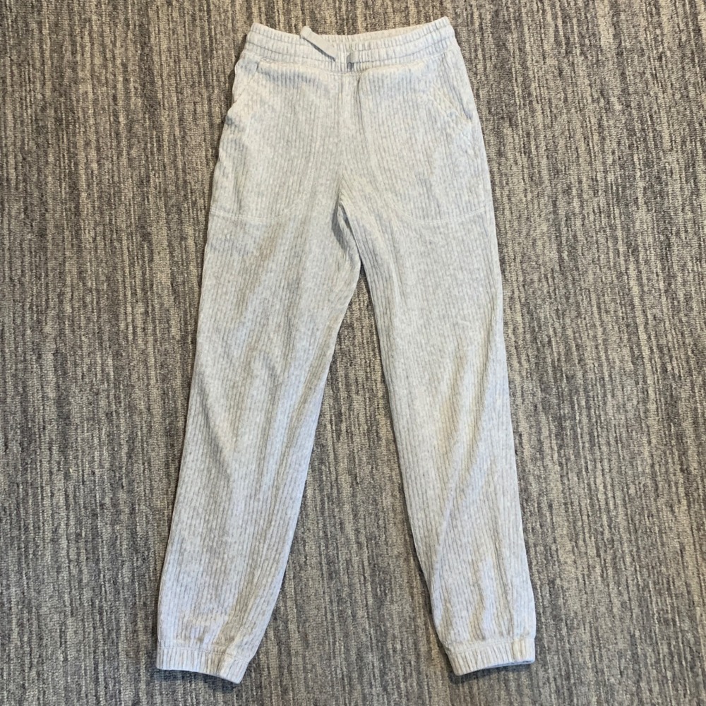GAP Girls Corduroy Joggers Size Medium Comfy Casual Sweatpants‎ Gray
